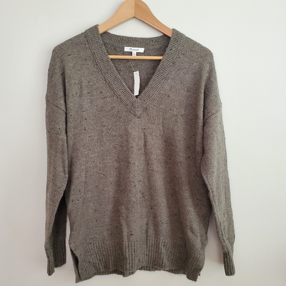 Madewell Sweaters - Madewell Donegal Jason V-Neck Sweater